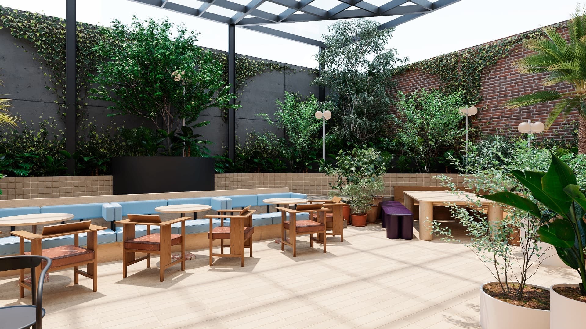 Patio interior
