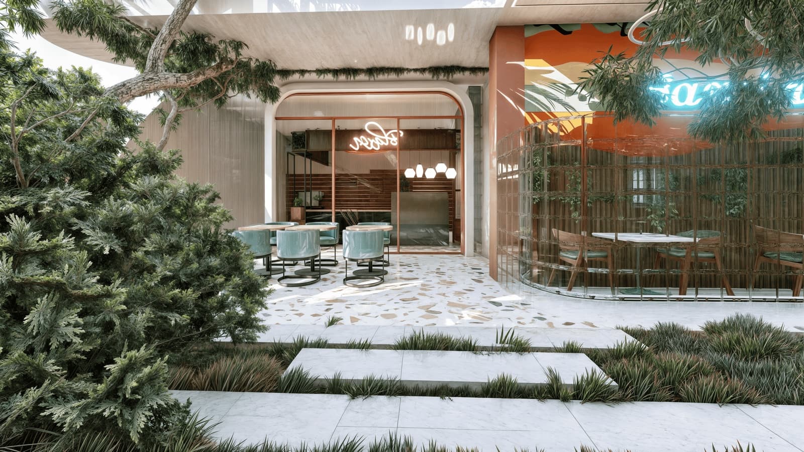 Jardín interior