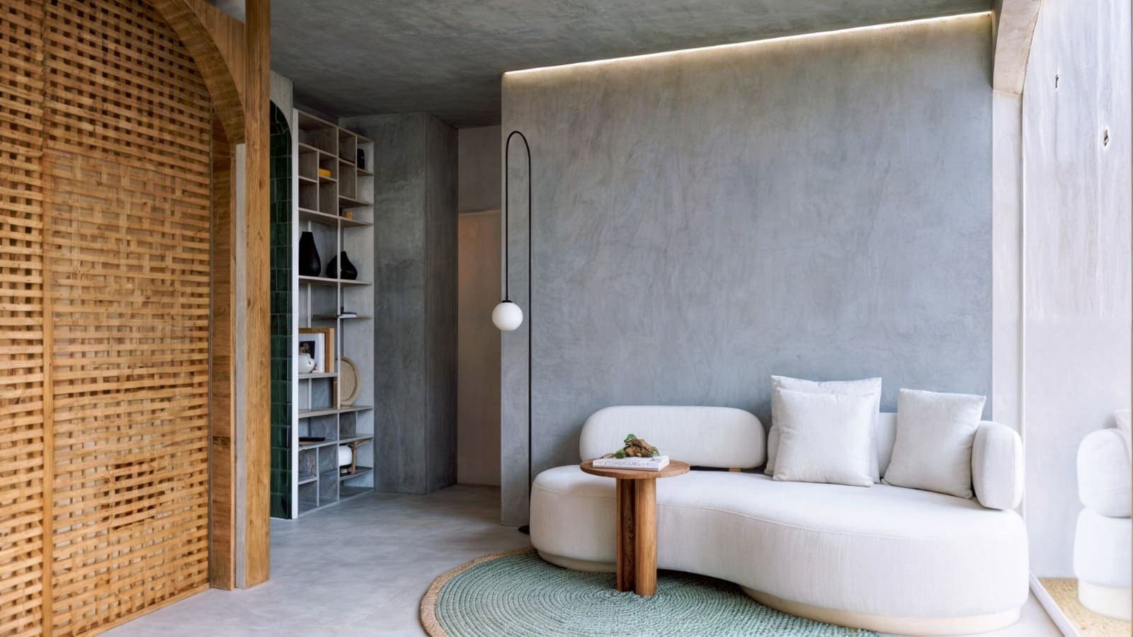 Zona social de una suite