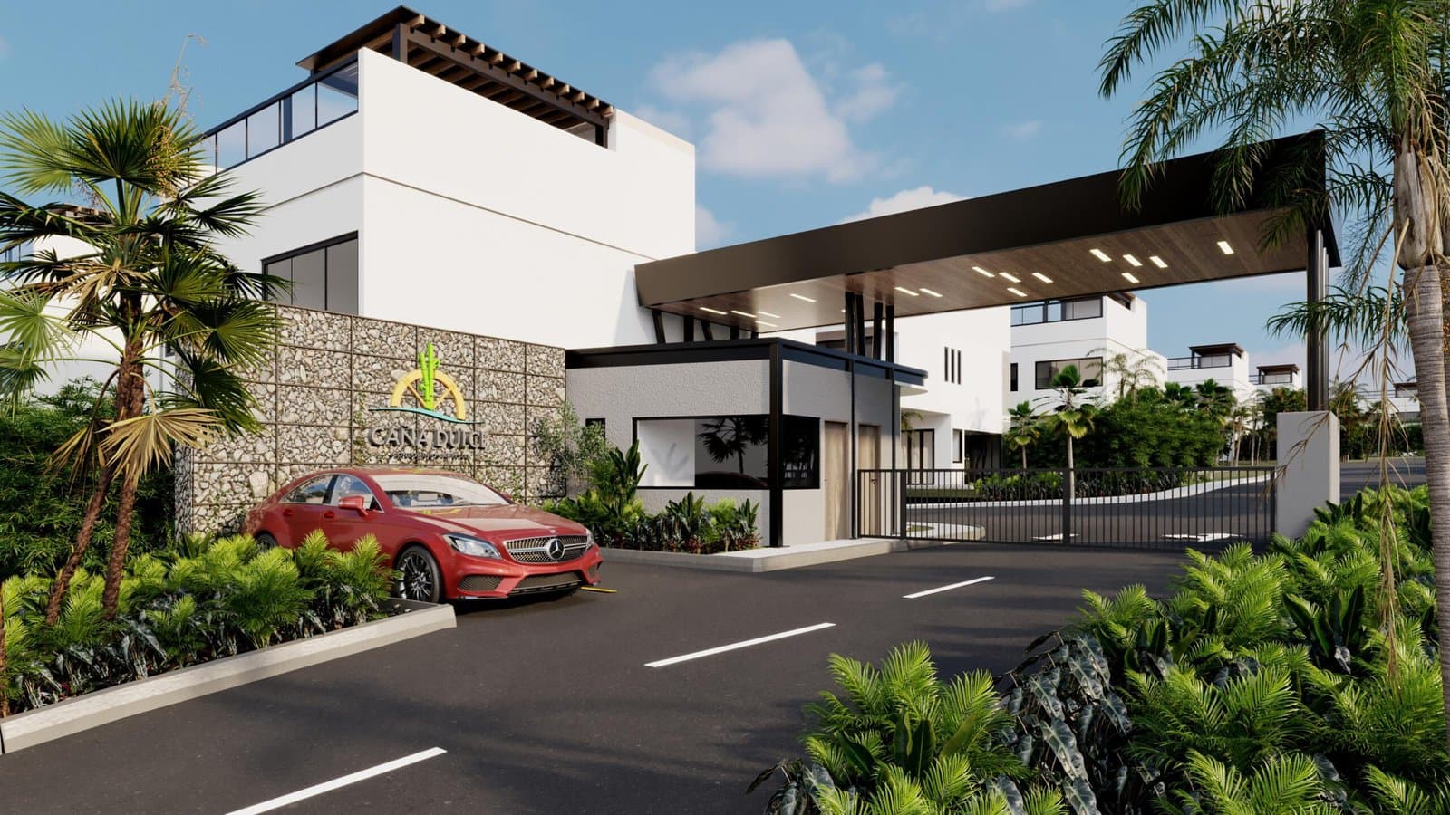 Vista del condominio Caña Dulce